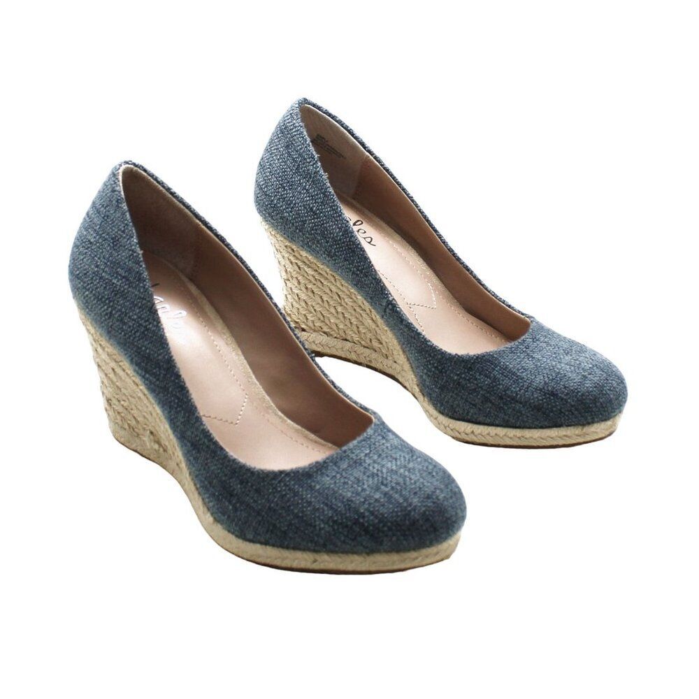 Charles by Charles David Blue Wedges Espadrille